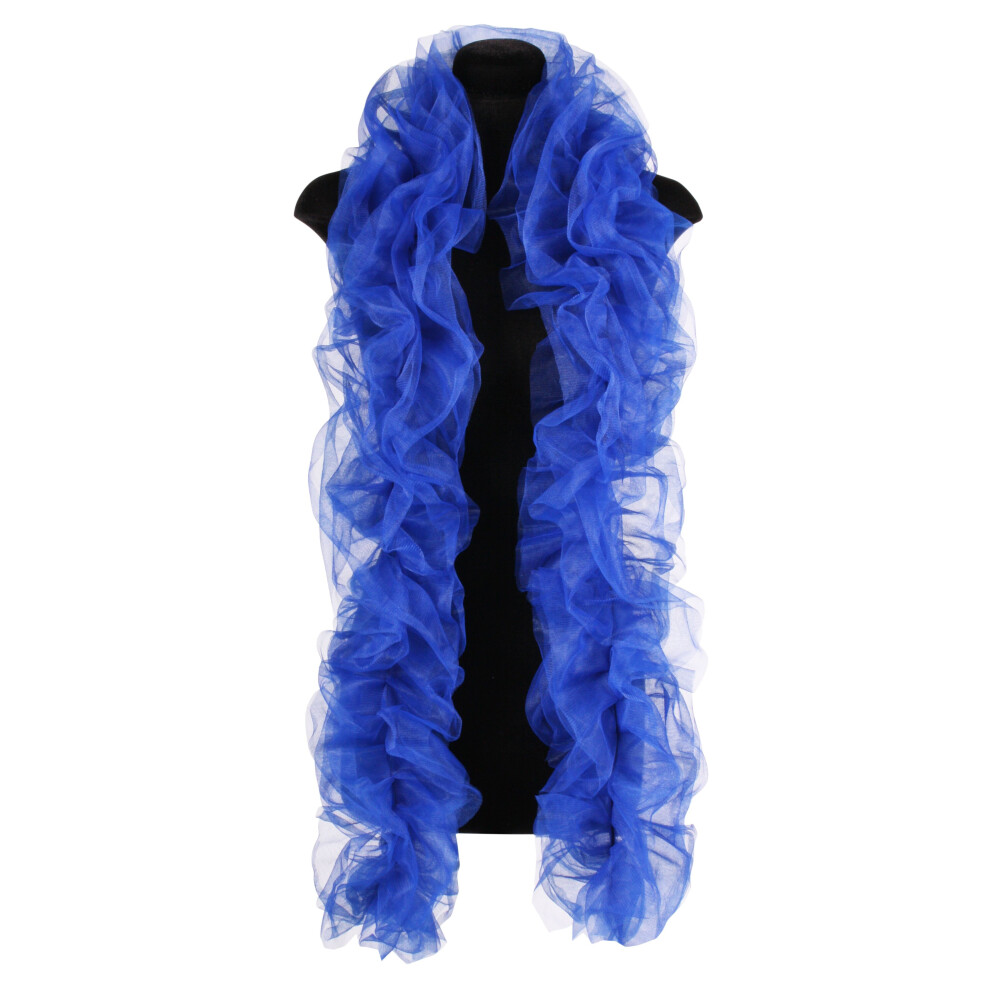 2m Organza Boa - Blue