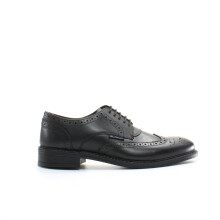 (10 (Adults')) Ben Sherman Patrick Lace-Up Black Smooth Leather Mens Shoes BEN3021 001