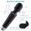 Wireless Wand Massager Waterproof Handheld Electric Magic Massager 6