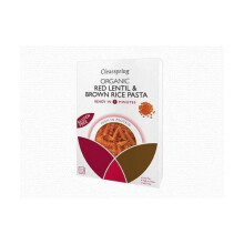 Clearspring - Organic Red Lentil & Brown Rice Pasta Fusilli 250g