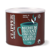 Clipper - Organic Fairtrade Medium Roast Arabica Coffee 500g