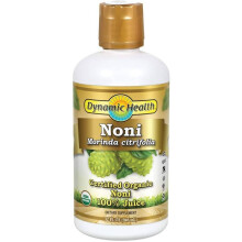 Dynamic Health, Hiteles Szerves Noni Gyümölcslé, 32 fl oz (946 ml)