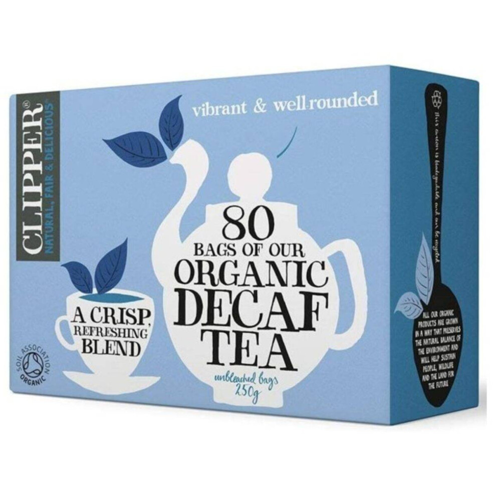 Clipper Organic Fair Trade Decaf Tea 80 Bags