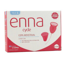 Enna Cycle Menstrual Cup Size L 2 Cups Sterilizer