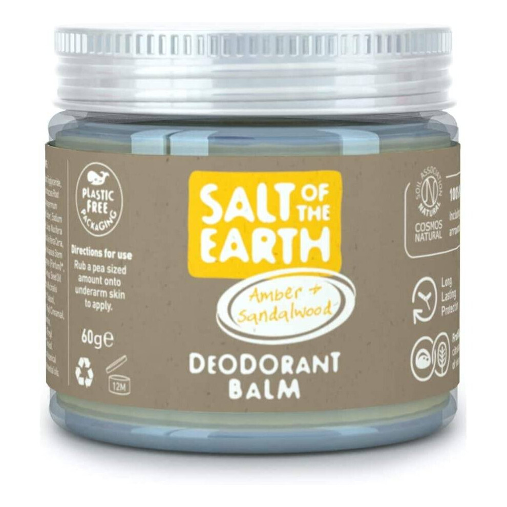 Crystal Spring Consumer Division Ltd Amber Salt Of The Earth - & Sandalwood Deodorant Balm 60G
