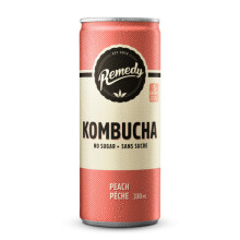 Remedy - Kombucha Can Peach 250ml
