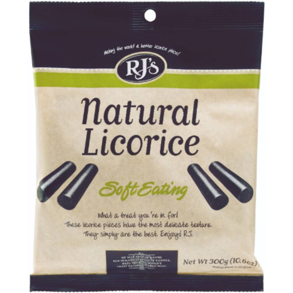 RJ's Licorice Soft Eating Bag 300g