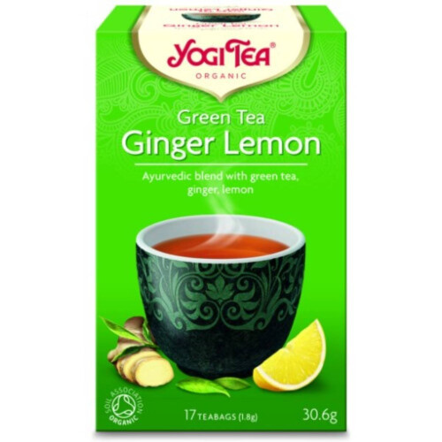 Yogi Tea Green - Ginger & Lemon 17 Bags