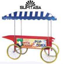 SUMTASA Candy Floss & Popcorn Machine Cart Sweet stall candy cart