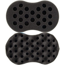 Double Side Two in One Magic Twist Hair Sponge Afro Braid Style Hair Sponge Brush