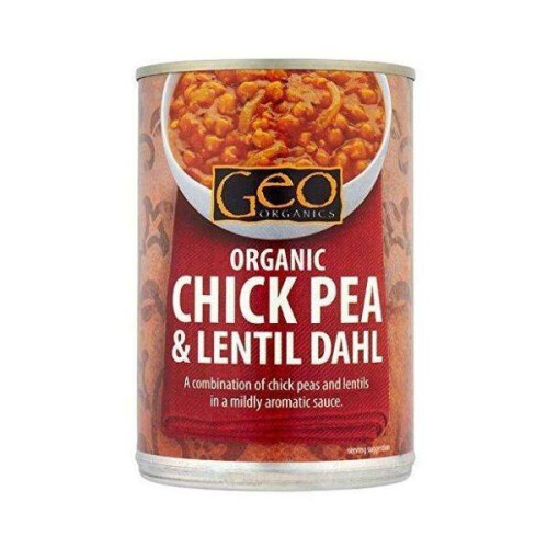 Geo Organics - Organic Chickpea & Lentil Dahl 400g