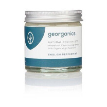 Georganics Mineraltandpasta i krukke, engelsk pebermynte, 60 ml