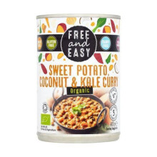 Free & Easy - Organic Sweet Potato Kale And Coconut Curry 400g