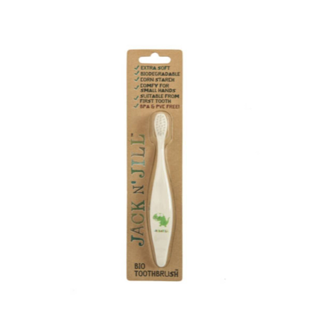Jack N Jill Compostable Biodegradable Dino Toothbrush Single
