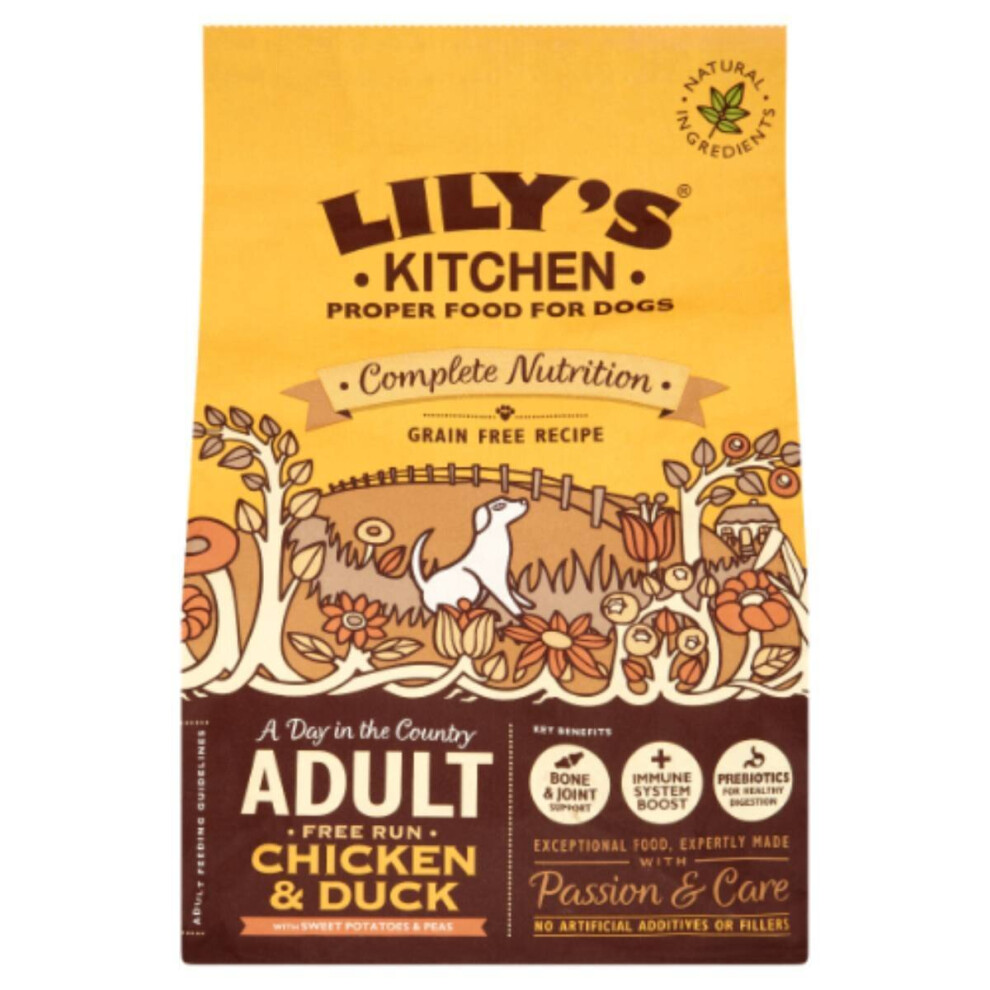 Lily's Kitchen Chicken & Duck Complete Dry Dog Food 1Kg