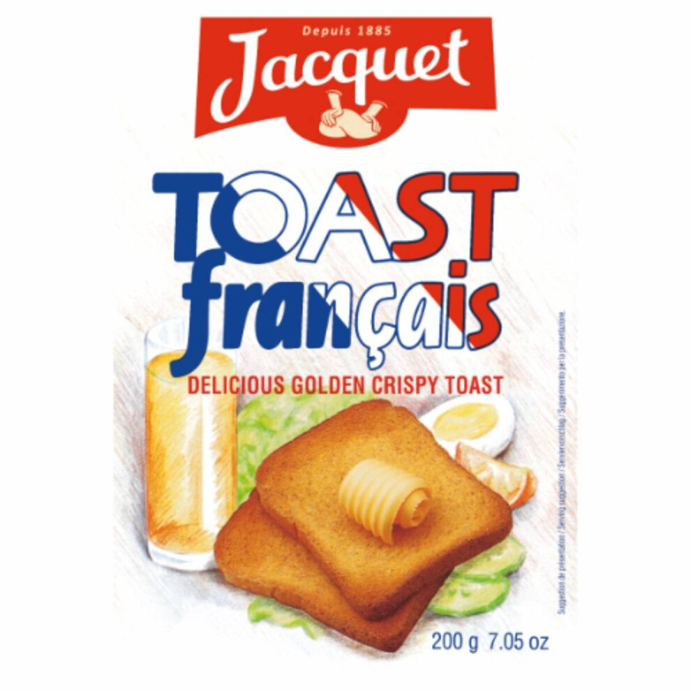 Euro Food Jacquet Toast Francais 200G Golden