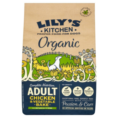 Lily's Kitchen Lilys Kitchen Organic Chicken Vegetable Bake For Dogs 1kg