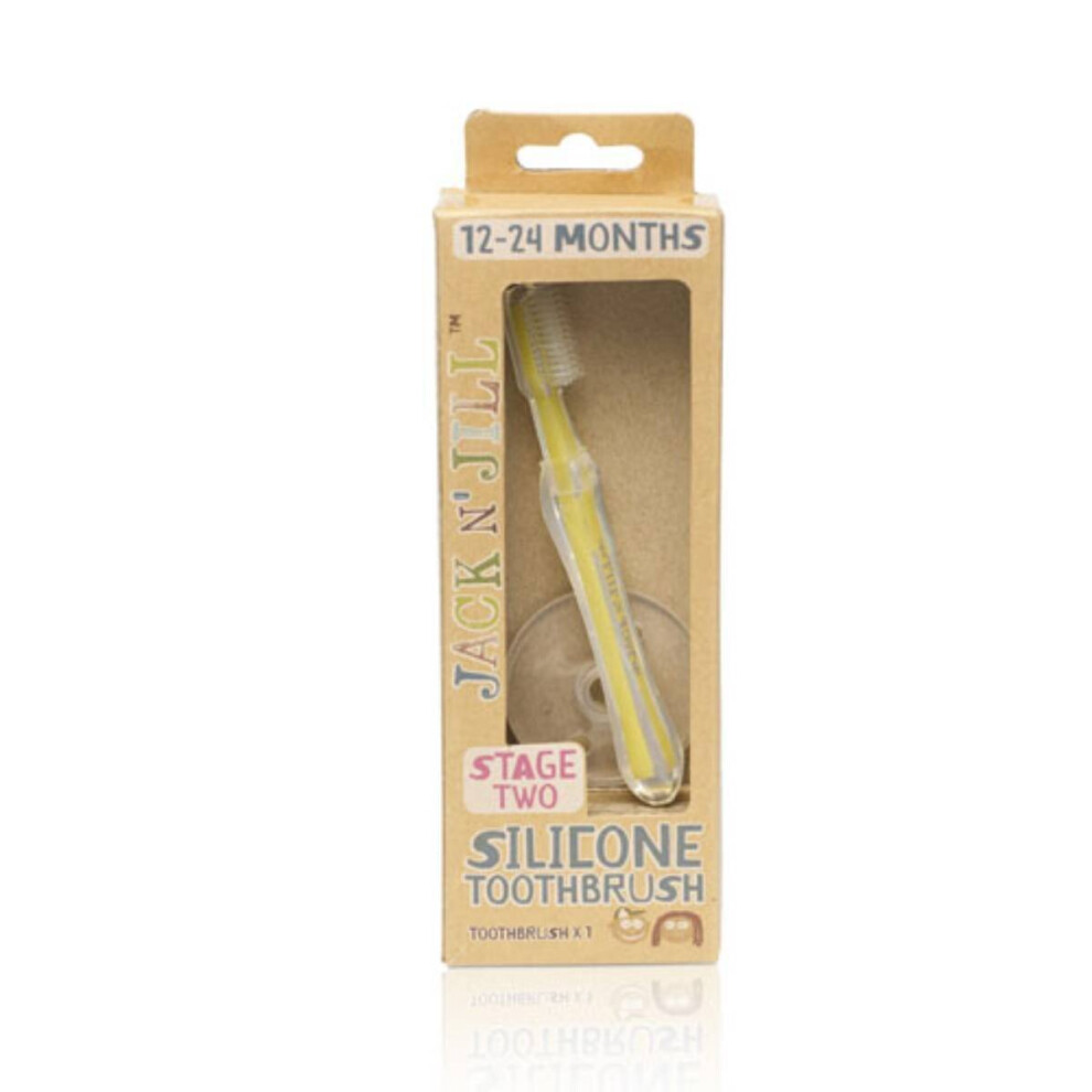 Jack N Jill Silicone Baby Toothbrush - Stage 2 Single