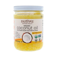 Nutiva, Szerves Kókuszolaj, Butyros, 14 fl oz (414 ml)