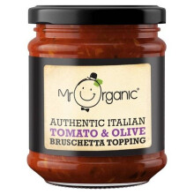 Mr Organic - Organic Tomato & Olive Bruschetta Topping 200g