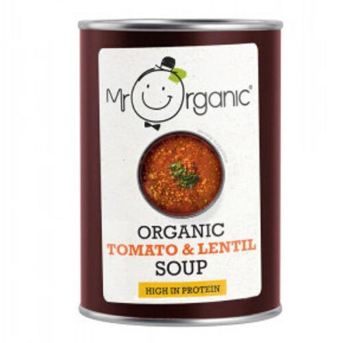 Mr Organic - Organic Tomato & Lentil Soup 400g