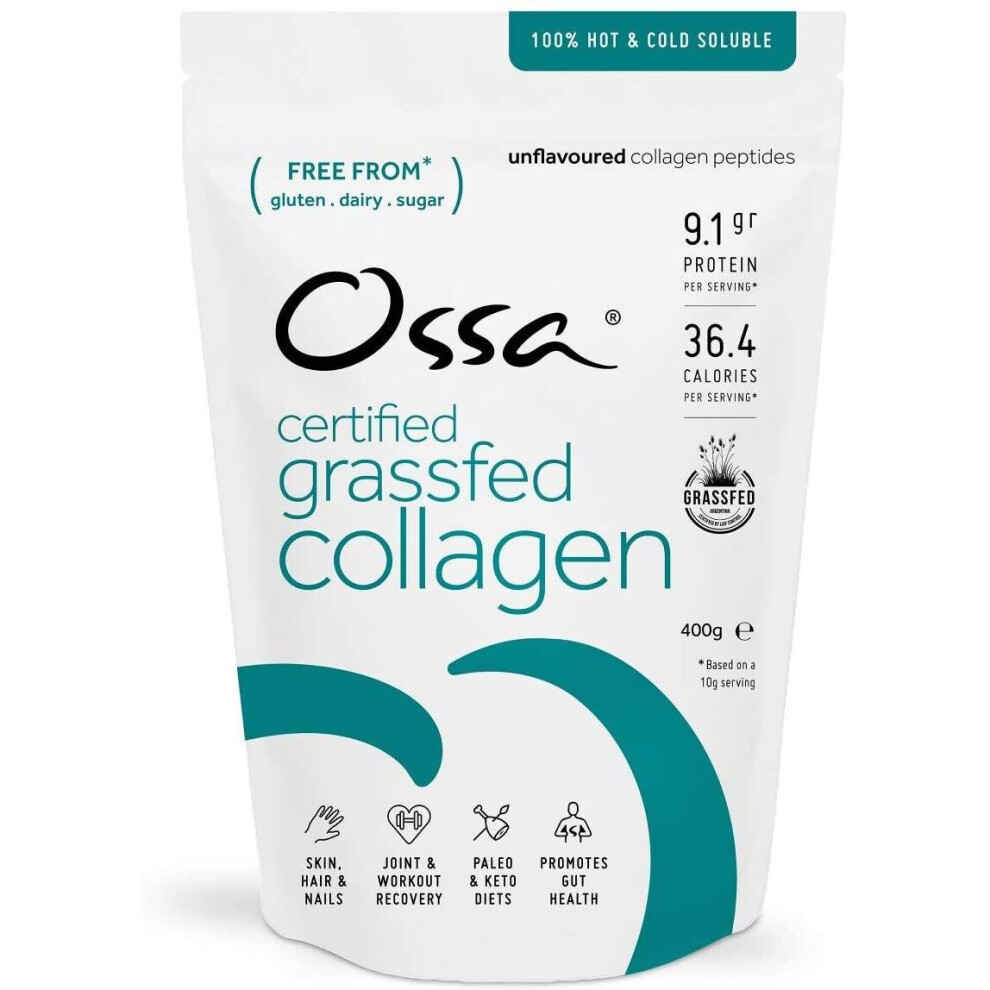 Ossa Certified Grass Fed Collagen Peptides 400g