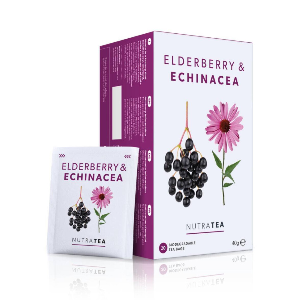 Nutratea Elderberry & Echinacea - Tea Sachet - Image 8