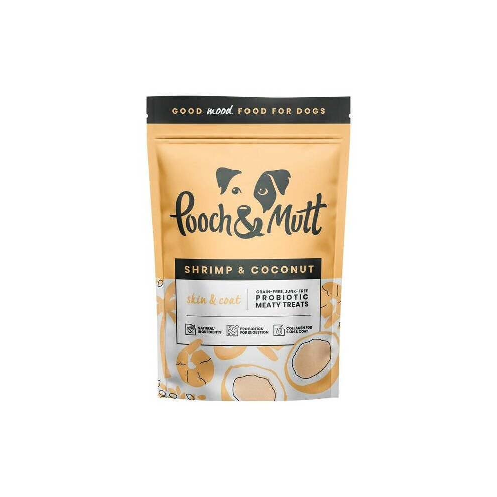 Pooch & Mutt Shrimp Coconut Probio Skin Coat Treats 120G