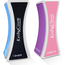 Nail Buffer, Professional Nail Files and Buffers for Shaping Polishing, New Natural Nail Shiner Buffer Block with 4 Sides for Nail Art Gel Suit for