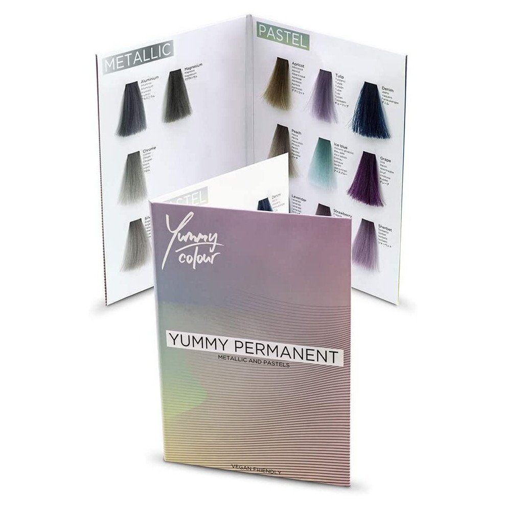 Stargazer Yummy Colour Professional Permanent Hair Dye Display Colour Book-image-OPC-P8W267X-NEW