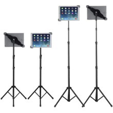 Raking Universal iPad Tablet Tripod Mount + Medium Ball Head + Tripod Stand for ipad Pro and Other Tablets Within 10-14 Inch, Carrying Bag Included