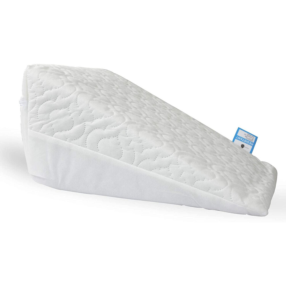 Sesamegate White Wedge Pillow Orthopaedic Acid Reflux Pillow For Back Pain