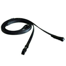 Cwell Equine Durable Quality Rubber Reins Black/Brown Horse/Cob/Pony (Full, Black)