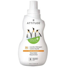 ATTITUDE, Détergent à Lessive, Zeste d'Agrumes, 35.5 fl oz (1.05 l)