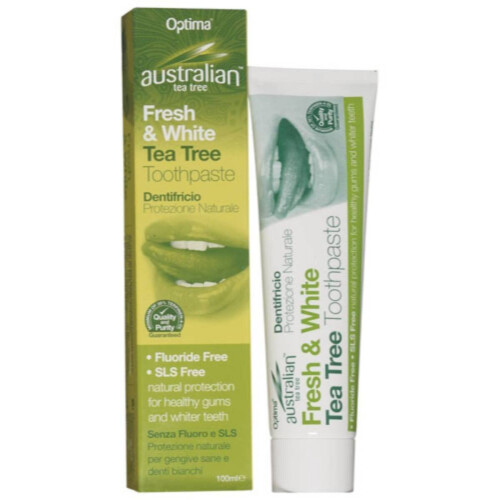 Australian Tea Tree Toothpaste - Fluoride Free & Vegan - 100ml