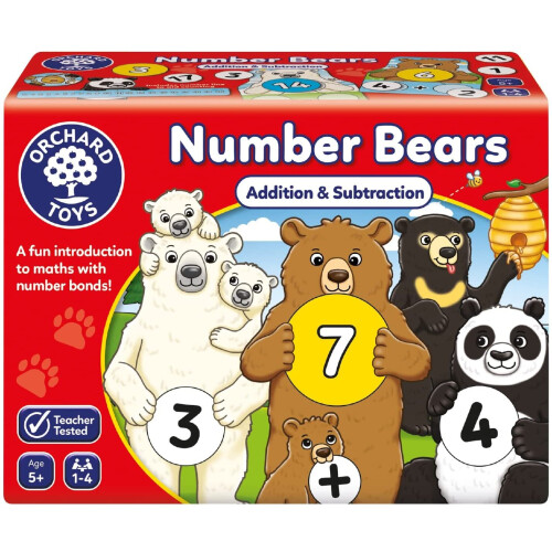 Orchard Toys Number Bears - Board Game