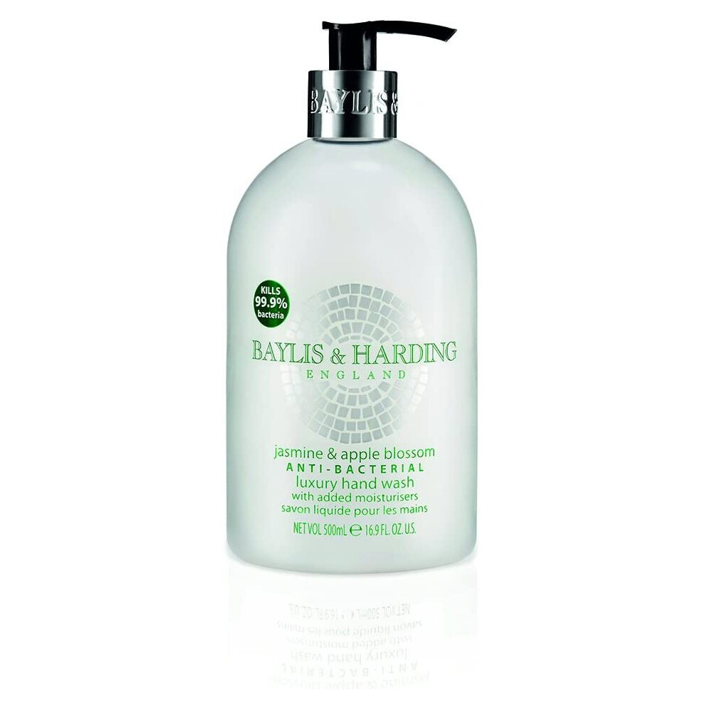 Baylis & Harding Jasmine & Apple Blossom Anti-Bacterial Hand Wash, 500ml