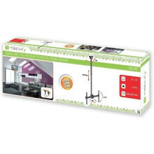 Montagem de teto para tela plasma - techly - Aço preto - Tamanho 37"-70" - Suporte robusto - Instalação fácil