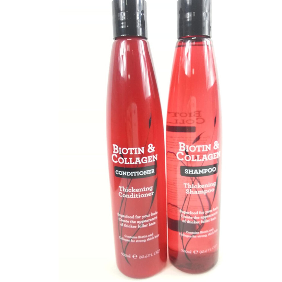 Biotin & Collagen Thickening Shampoo and Conditioner, 300 ml each