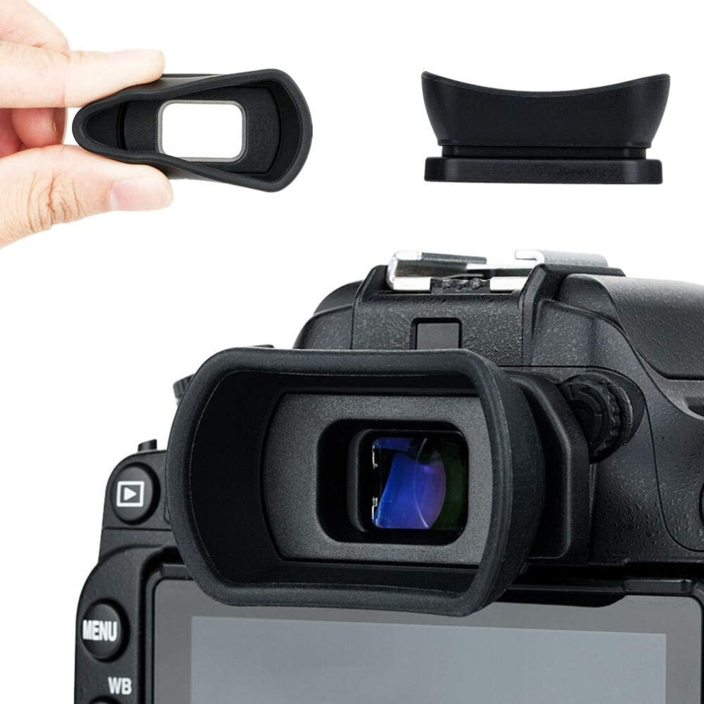 Kiwifotos Eyecup Eyepiece For Nikon D7500 D3500 D750 D7200 D7100 D7000 D5200 D5100 D3400 D3300 D3200 D3100 D610 D600 Replace Nikon Dk-20 Dk-21 Dk-23 6941586603817