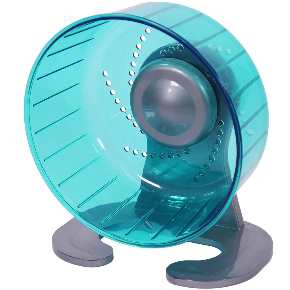 Rosewood Pico Exercise Wheel For Hamsters With Stand, Teal