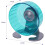Rosewood Rosewood Pico Exercise Wheel for Hamsters with Stand, Teal 6