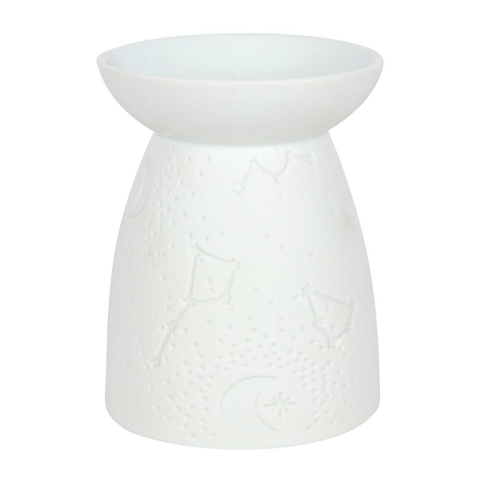 Something Different White Ceramic Constellation Oil Burner