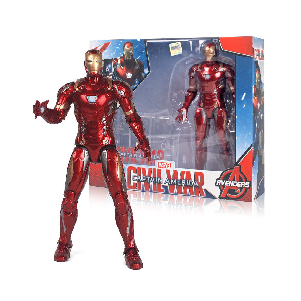(Iron Man) Marvel's Avengers Series Vision Hawkeye Ant-Man Model Bracket Toy Gift