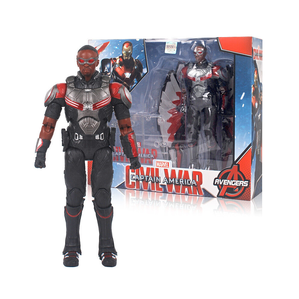 (Falcon) Marvel's Avengers Series Vision Hawkeye Ant-Man Model Bracket Toy Gift