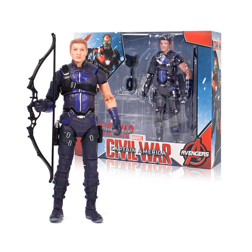(Hawkeye) Marvel's Avengers Series Vision Hawkeye Ant-Man Model Bracket Toy Gift