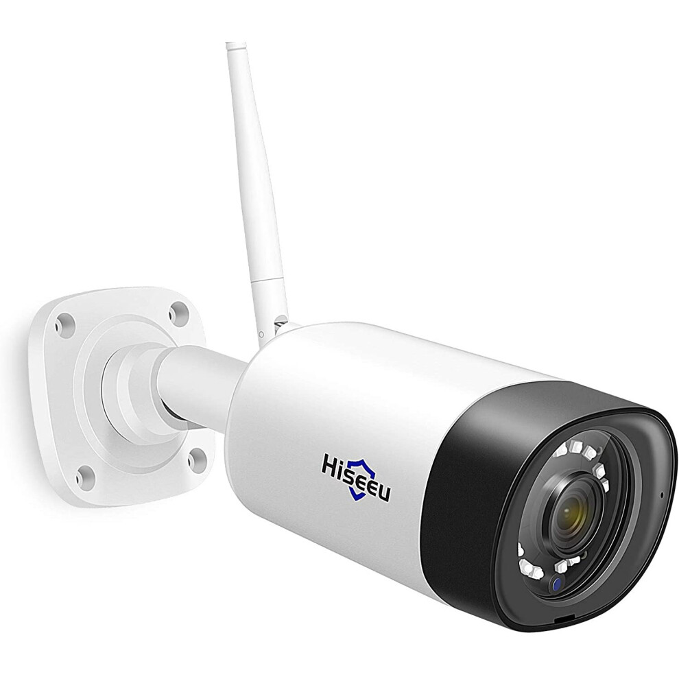 [3Mp+2-Way Audio]Hiseeu Outdoor Security Camera Waterproof Home Security Cctv Wifi Surveillance Outdoor Ip Camera With,Night Vision,Motion 791378155903