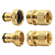 Tesmotor Expandable Garden Hose Male and Female Adaptors Connector Quick Connect Tap and Spray Appliance Kit(4 pcs)