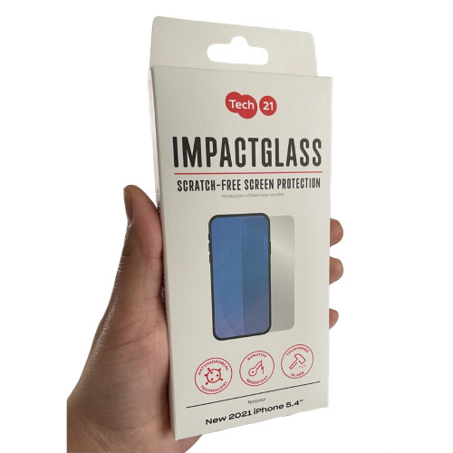 Tech 21 Impact Glass for iphone 12/13 Mini 5.4" Clear T21-9172 1