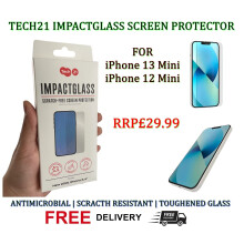 Tech 21 Impact Glass for iphone 12/13 Mini 5.4" Clear T21-9172